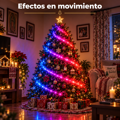 Luces LED Inteligentes para Árbol de Navidad